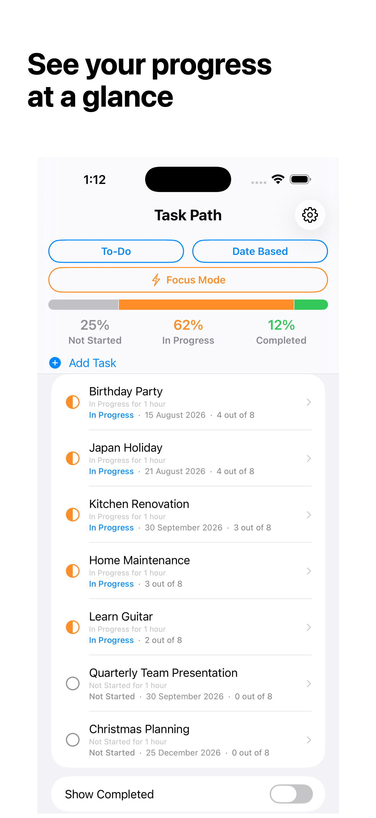 TaskPath App Store screenshot